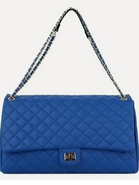 Chic Blue💙 Quilted Shoulder Bag